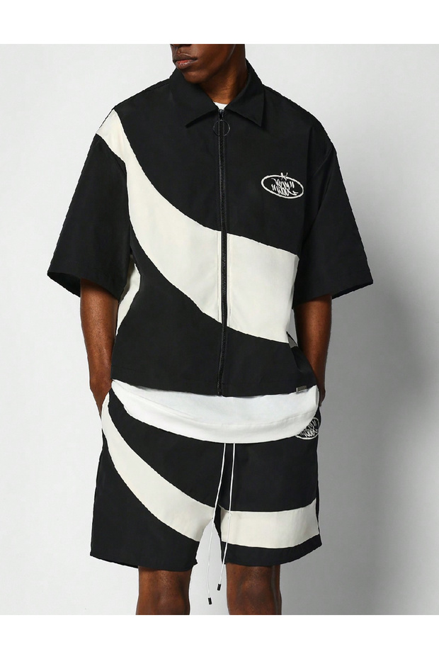 Compleu, Negru/Alb