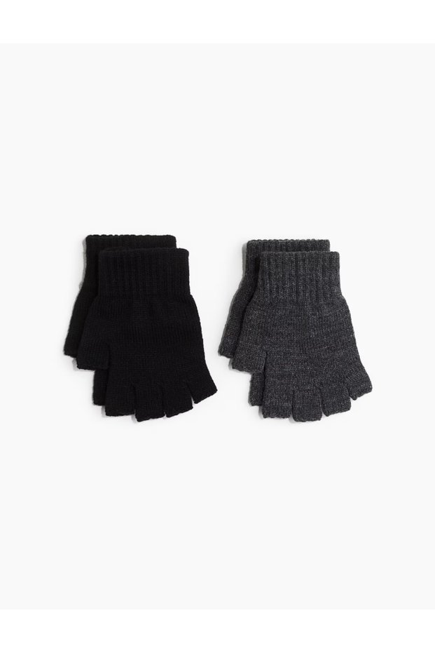 Set manusi, Negru/Gri