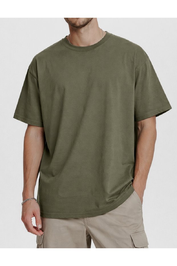 Tricou Oversize, Verde