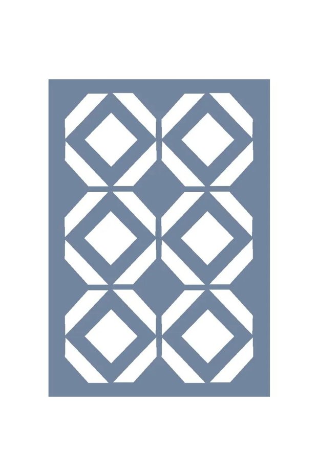 Hhmr13 Home Heritage Geometric Square Stencil 50X70Cm