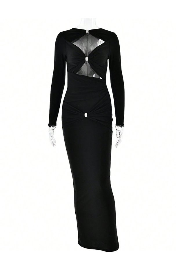 Rochie lunga, Negru