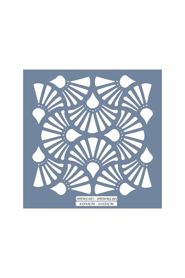Hhmms21 Home Heritage Geometric Pattern Stencil 25X25Cm