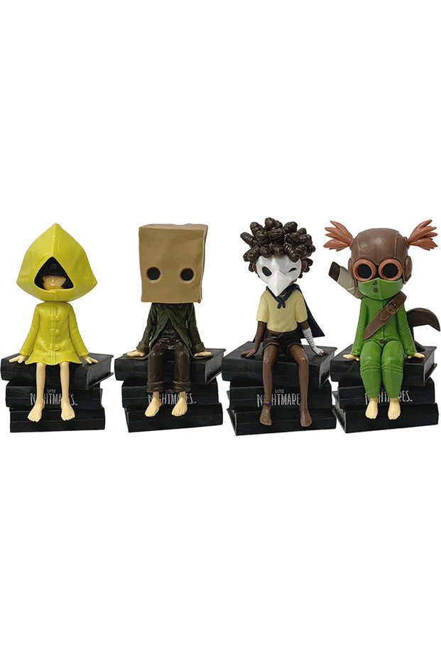 4pcs opp bag Hot Game GK Little Nightmares Anime Figurine Six Figure Mono Action Figure Anime