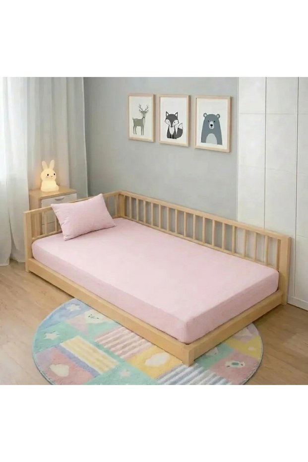 Baby and Children's Fitted Sheet, 100% Cotton Poplin, 80X160.