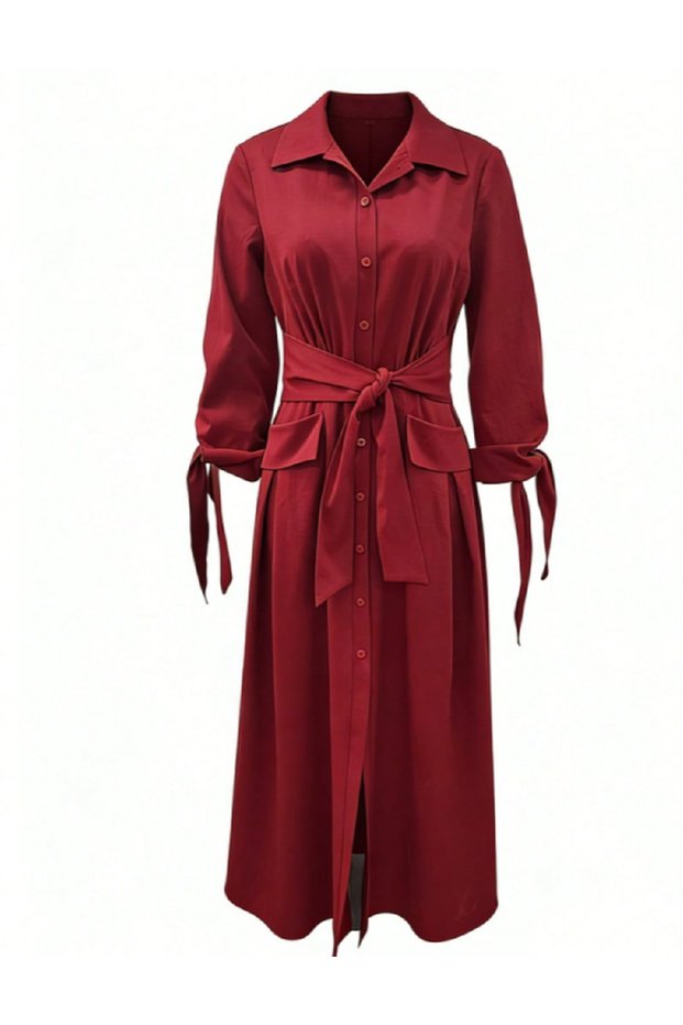 Rochie medie, Rosu