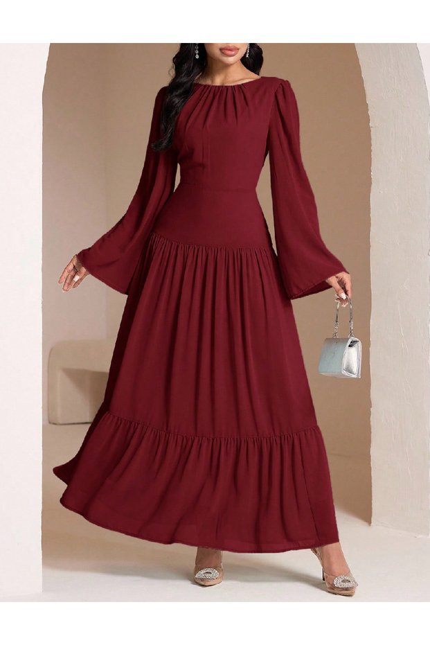 Rochie lunga, Rosu
