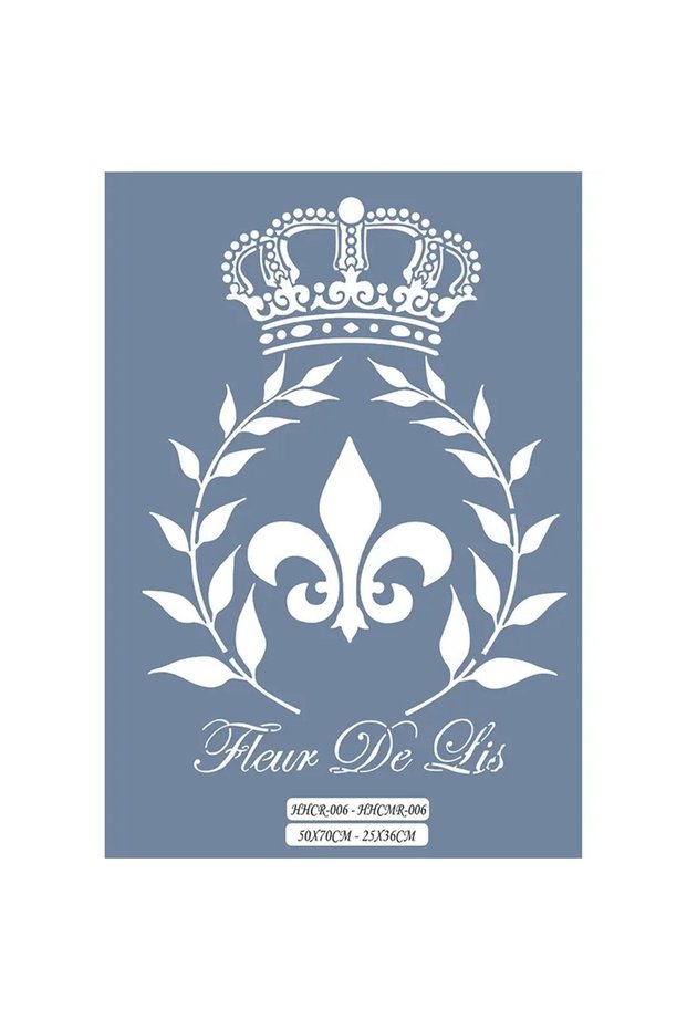 Hhcmr06 Home Heritage Crown Stencil 25X35Cm