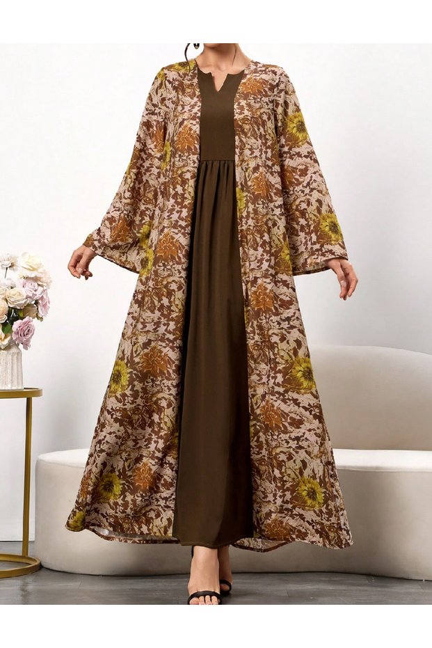 Rochie lunga, mix culori