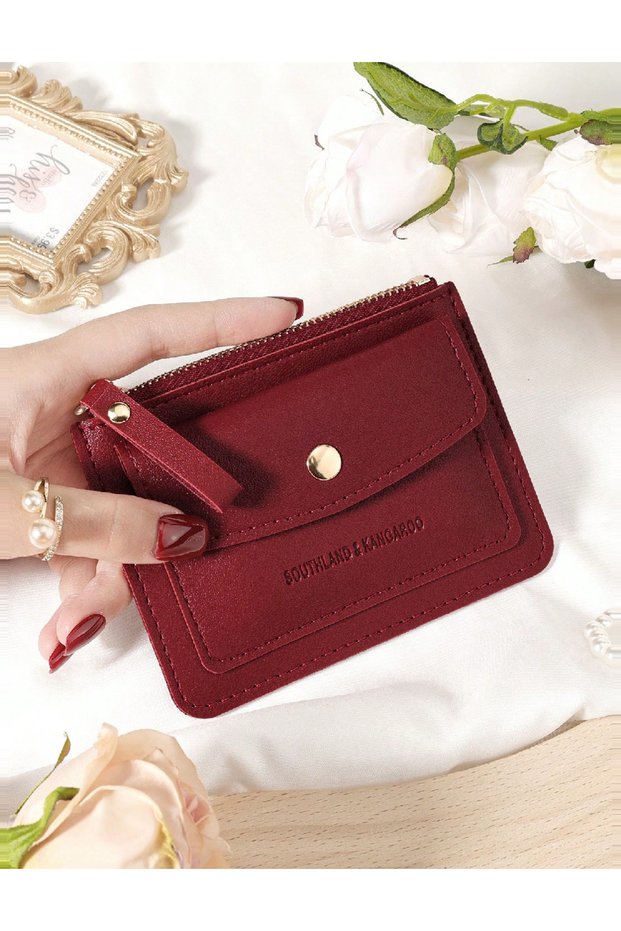 Card Holder, Red