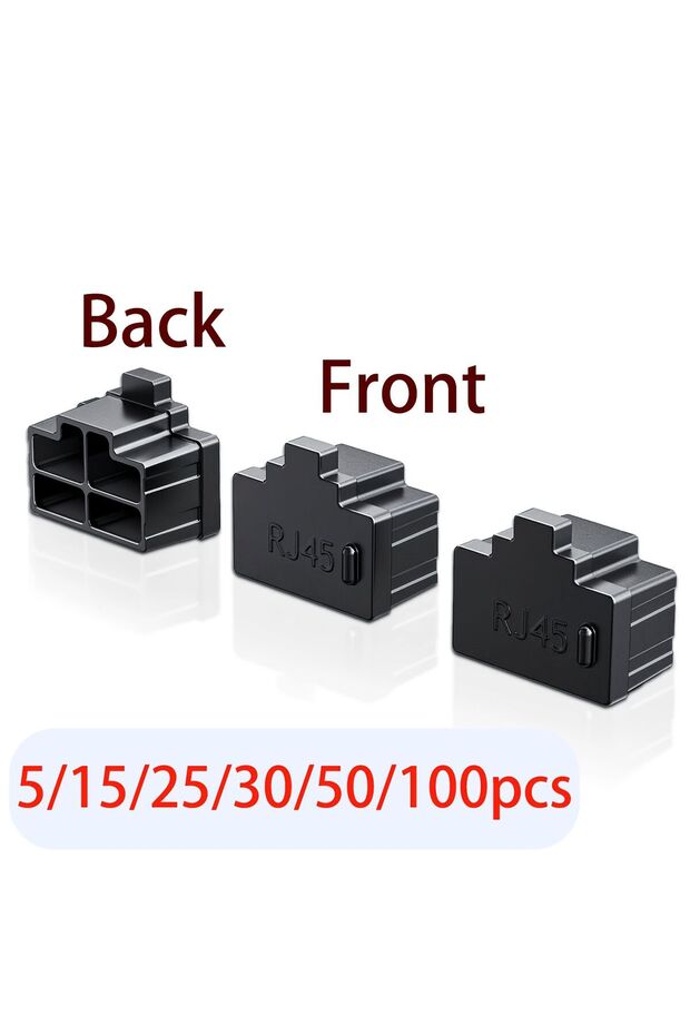 30 قطعة، غطاء واقي لمنفذ إيثرنت RJ45، لحماية المنفذ من الغبار، لون أسود.