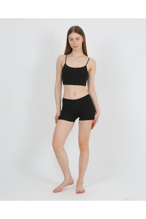 Women's Panties 6-Pack Laser Cut Seamless No Trace Shaping High Boxer Briefs Daily Stretchy and Comfortable