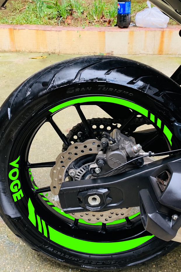 Wheel rim sticker set for voge motorcycle group (front and rear, sufficient quantity)