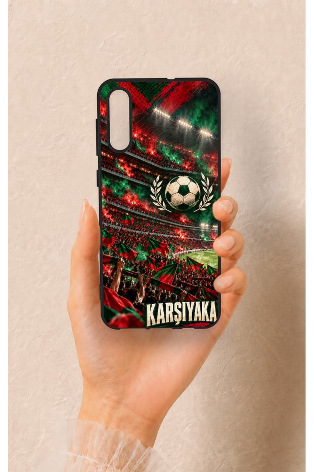 Samsung A50 Compatible Karşıyaka-Themed Patterned Silicone Case.
