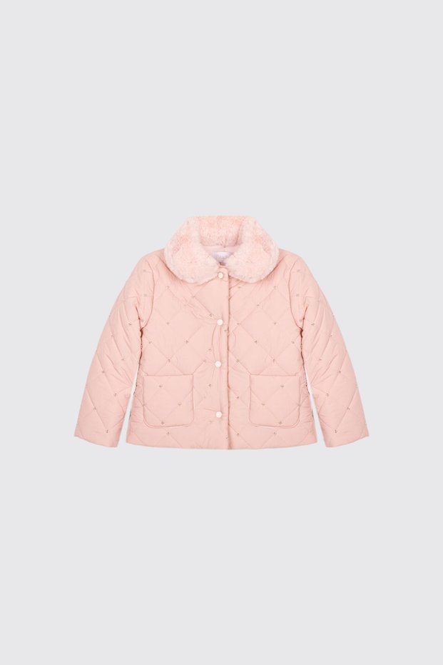 Patachou Pink Coat for Baby Girls