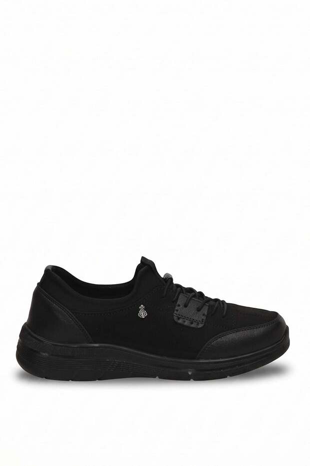 Elit Erlpal061 Women's Genuine Leather Casual Shoes, Black.