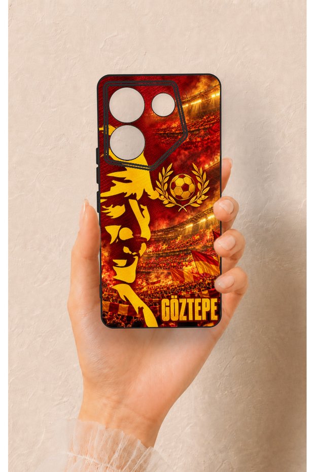 Tecno Caman 20 Pro 5g Compatible Silicone Case with a Göztepe-Themed Pattern.