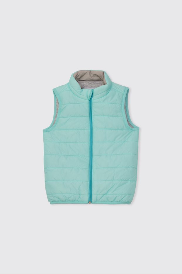 Unisex Baby/Child Quilted Padded Mint Green Vest