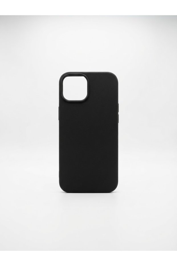 Iphone 15 black silicone case model
