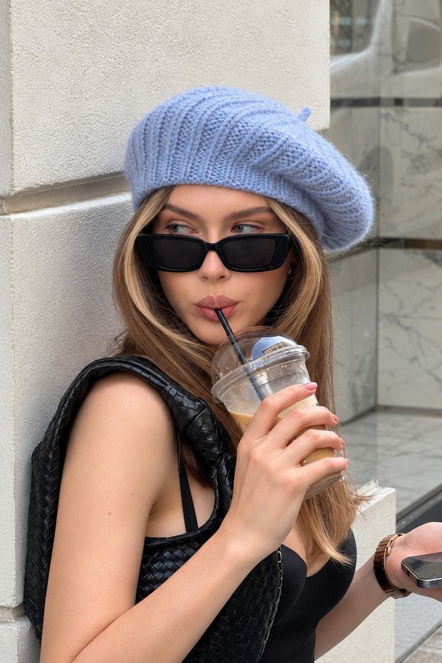 French Painter Viral Knit Beanie