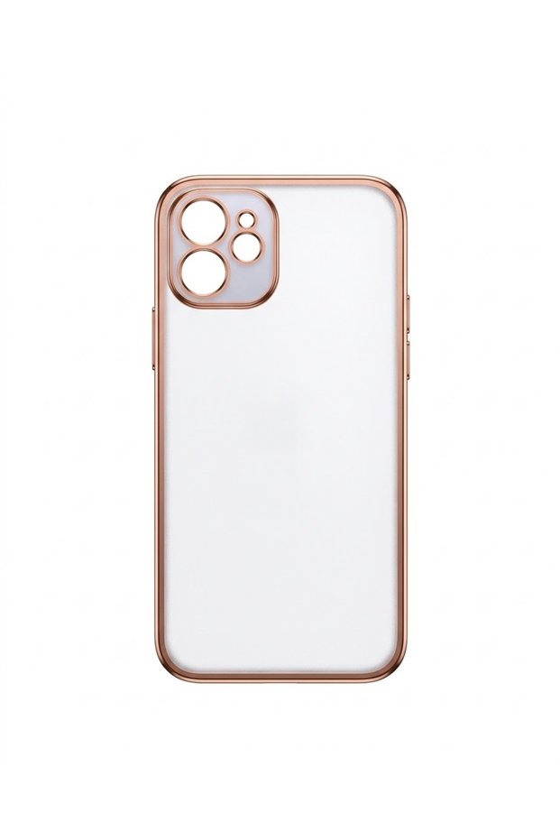Iphone 12 mica case with lilac frame model