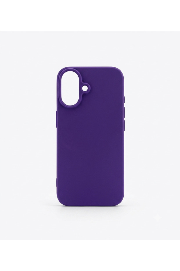 iPhone 16 Purple Silicone Case Model