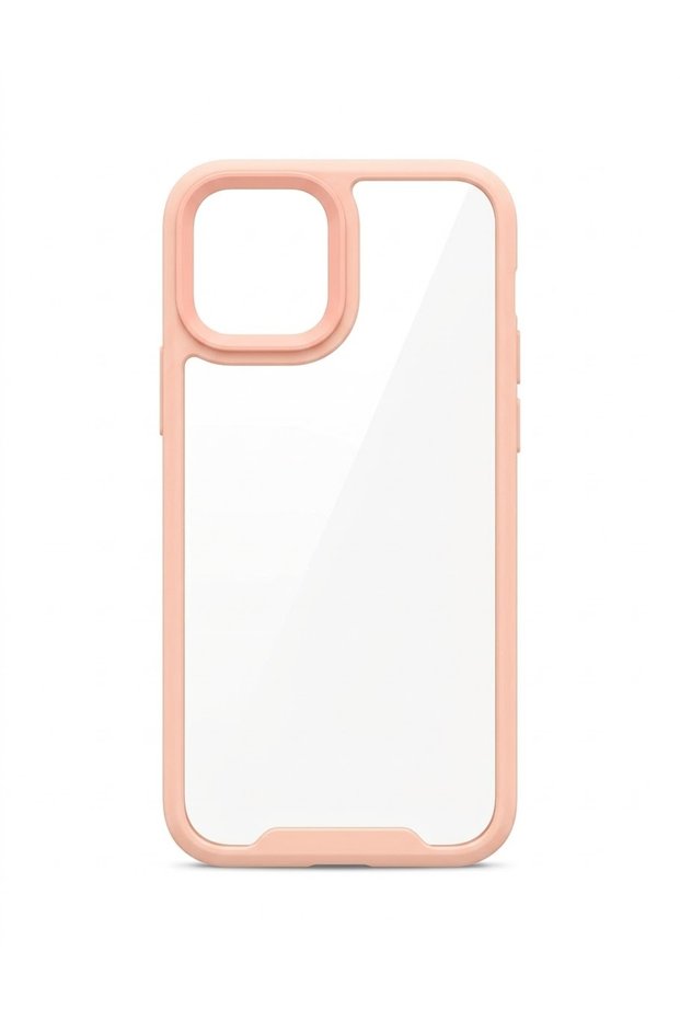 Iphone 11 case with pink frame.