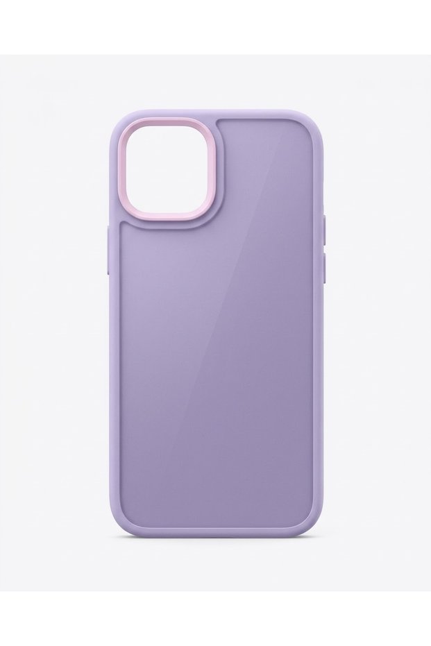 Iphone 12 / 12 pro purple silicone case model.