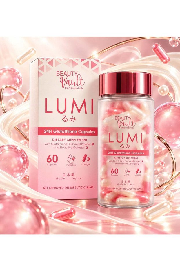 Vault LUMI 24H Glutathione Capsules, 60 Capsules