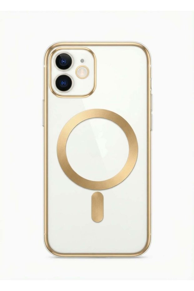 غطاء هاتف iPhone 12 ذهبي اللون بتقنية MagSafe.