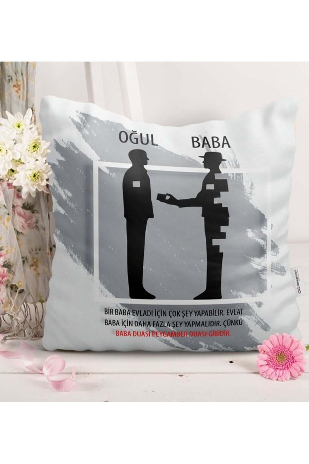 Son, Dad, Satin Pillow