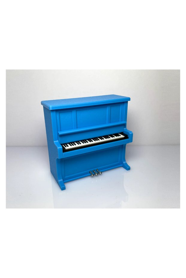 (Without Music-Without Mechanism) Piano Design Wind-Up Music Box Outer Box Decorative Case