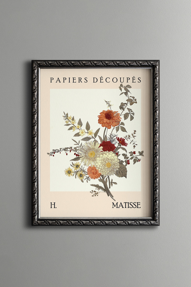 Colorful Flower Bouquet - Vintage Patterned Painting - Fine Model