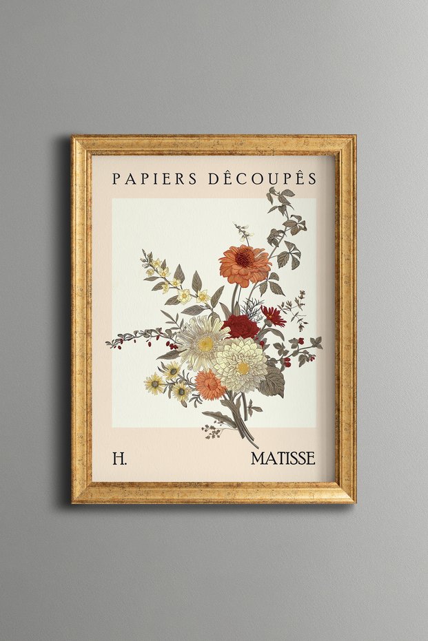 Colorful Flower Bouquet - Vintage Patterned Painting - Fine Model