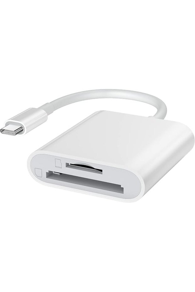 قارئ بطاقات ذاكرة USB C إلى مايكرو SD TF، محول قارئ بطاقات ذاكرة 2 في 1 من USB C إلى مايكرو SD TF