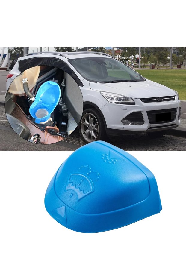 Car Windshield Wiper Washer Fluid Reservoir Tank Bottle Cover Cap For Ford Kuga Escape Edge Fiesta F