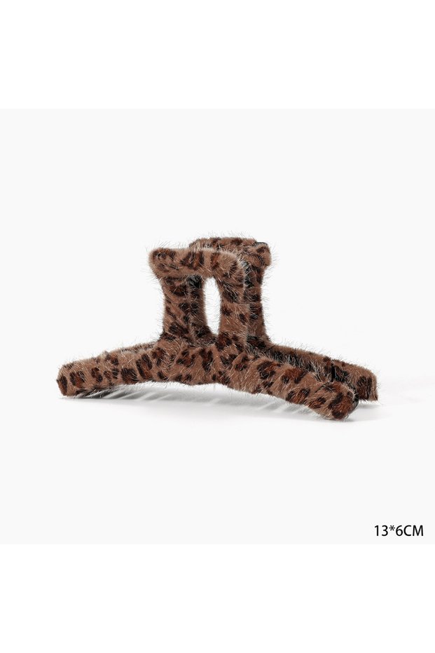 Leopard Plush Latch Buckle