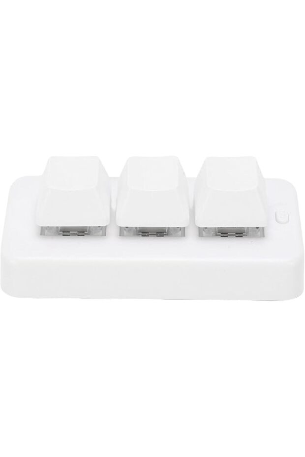 3 Key Keyboard, Multi System Compatibility, Customizable Mechanical Keypad, Compact And Port
