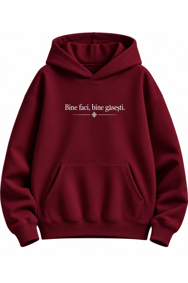 Unisex Men'S/Women's Binefaci Colorful Custom Printed Cotton Oversized Hoodie.