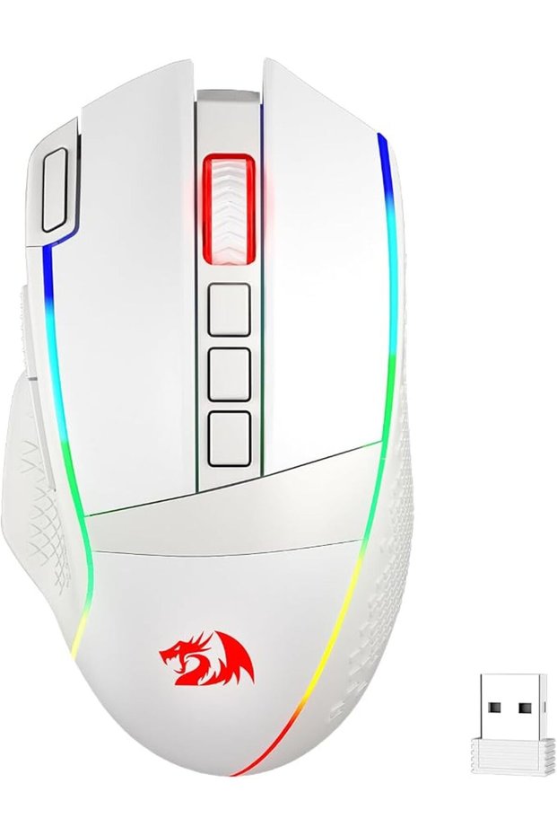 فأرة ألعاب لاسلكية M991 بثلاثة أوضاع وإضاءة RGB، بدقة 26000 نقطة في البوصة، مع إمكانية إعادة تعيين المفاتيح.