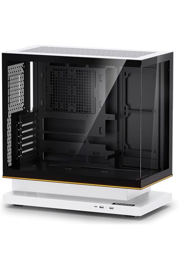 علبة كمبيوتر FLOATRON F1 ATX، جاهزة لتركيب مبرد AIO بحجم 360 مم، تصميم عائم
