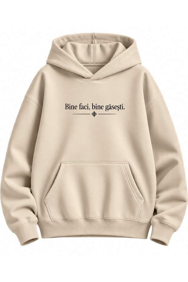 Unisex Men'S/Women's Binefaci Colorful Custom Printed Cotton Oversized Hoodie.