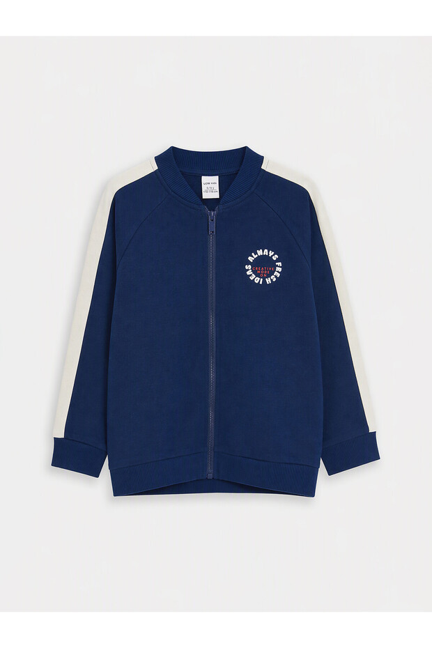 Peak New Season Navy Blue Bomber-With Men’s Collar Boys’ Cardigan
