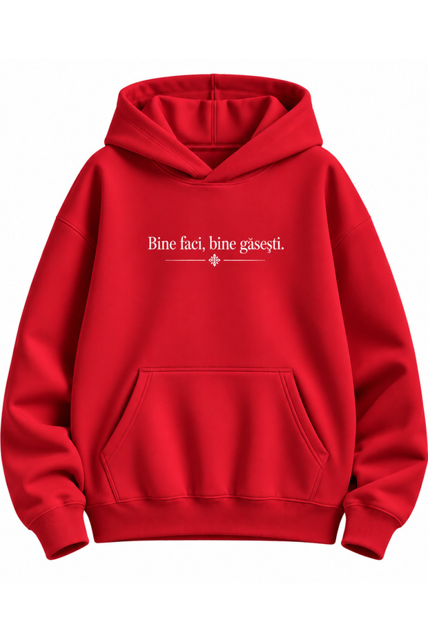 Unisex Men'S/Women's Binefaci Colorful Custom Printed Cotton Oversized Hoodie.