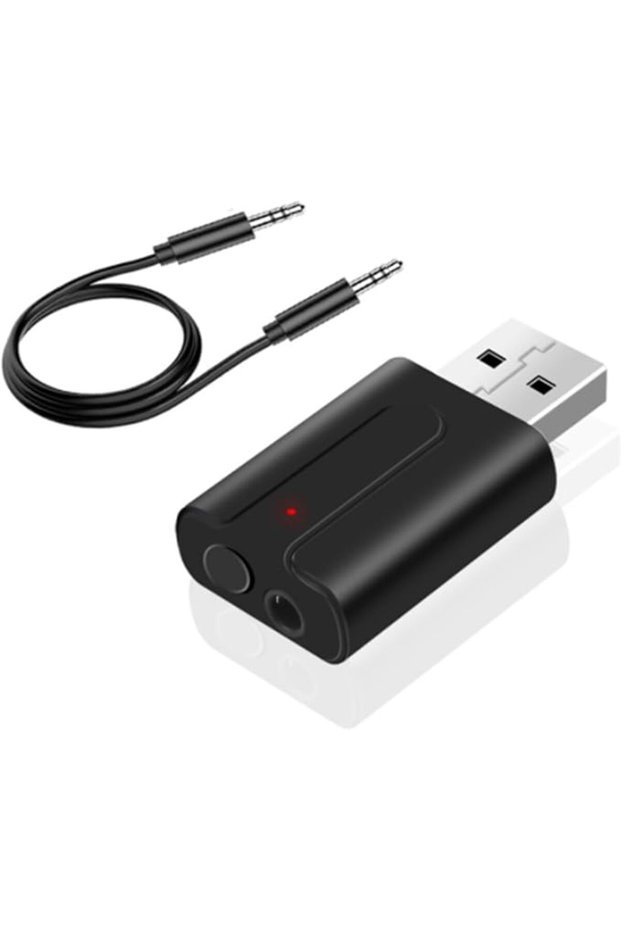 جهاز إرسال واستقبال بلوتوث عبر منفذ USB، جهاز إرسال واستقبال بلوتوث 5.0، محول صوت لاسلكي 2 في 1.