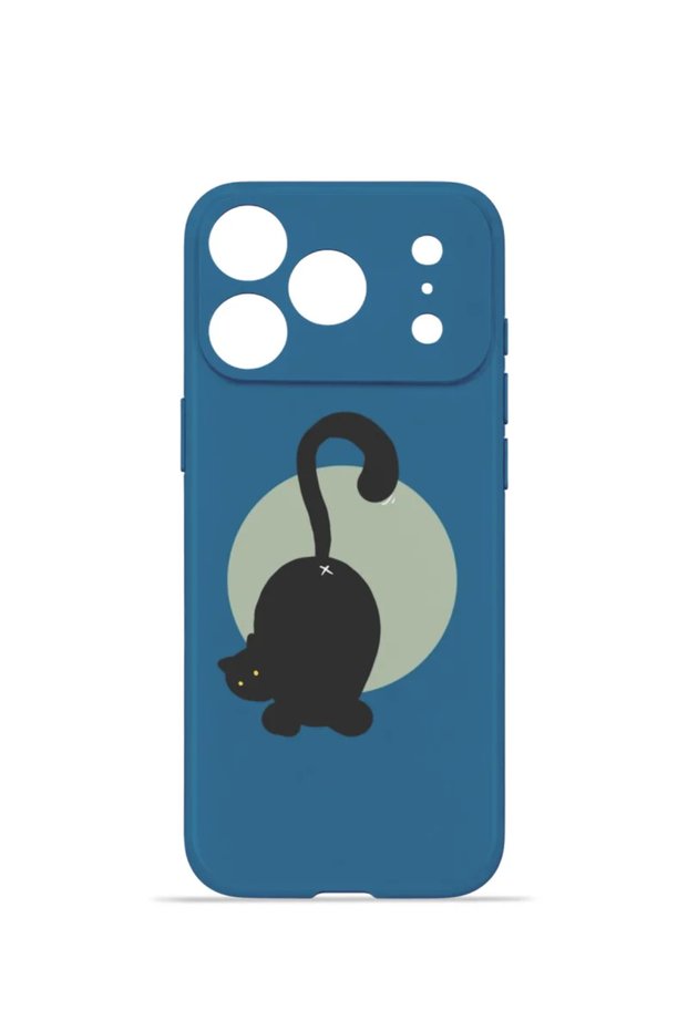 iPhone 18 Pro Max Vorian Mika Camera Protective Case, Moon Cat Design.