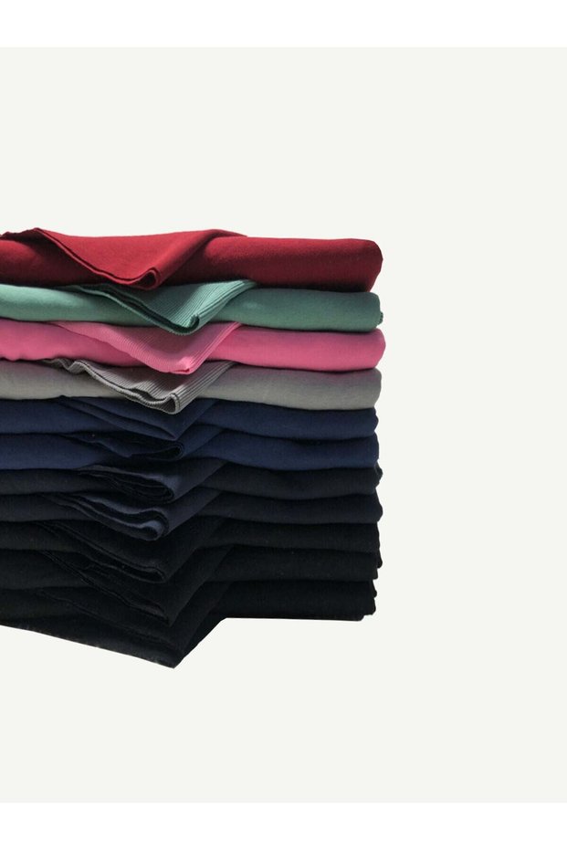 Ribbed 3-Thread Fabric Set - 12 Pieces, 9 Kg.