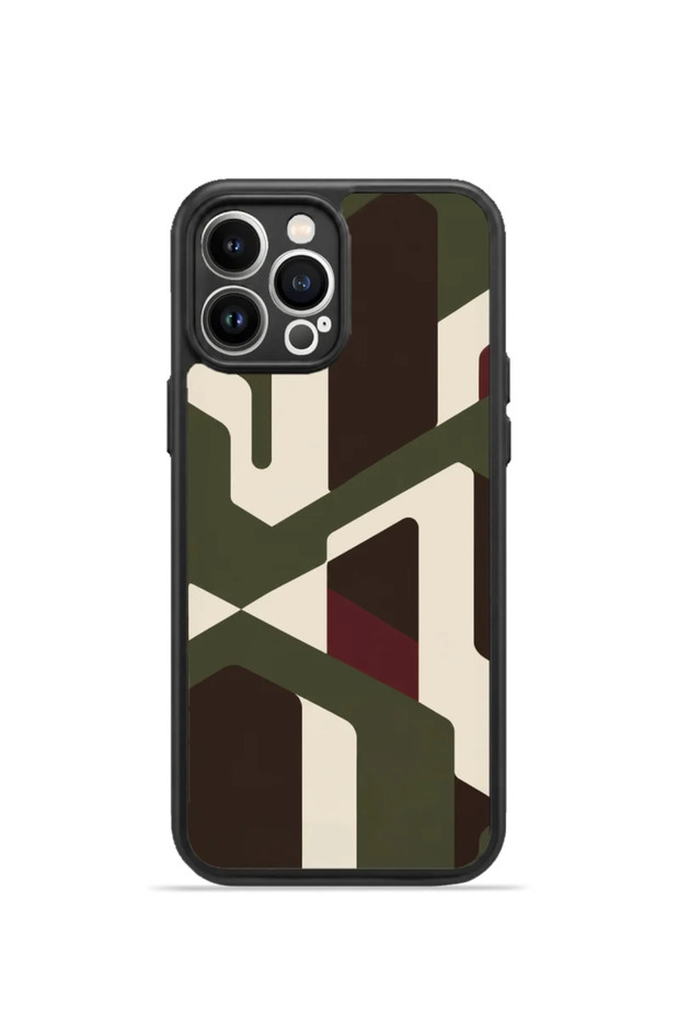 iPhone 13 Pro Max Vorian Black Hole Case, Olive Passage.