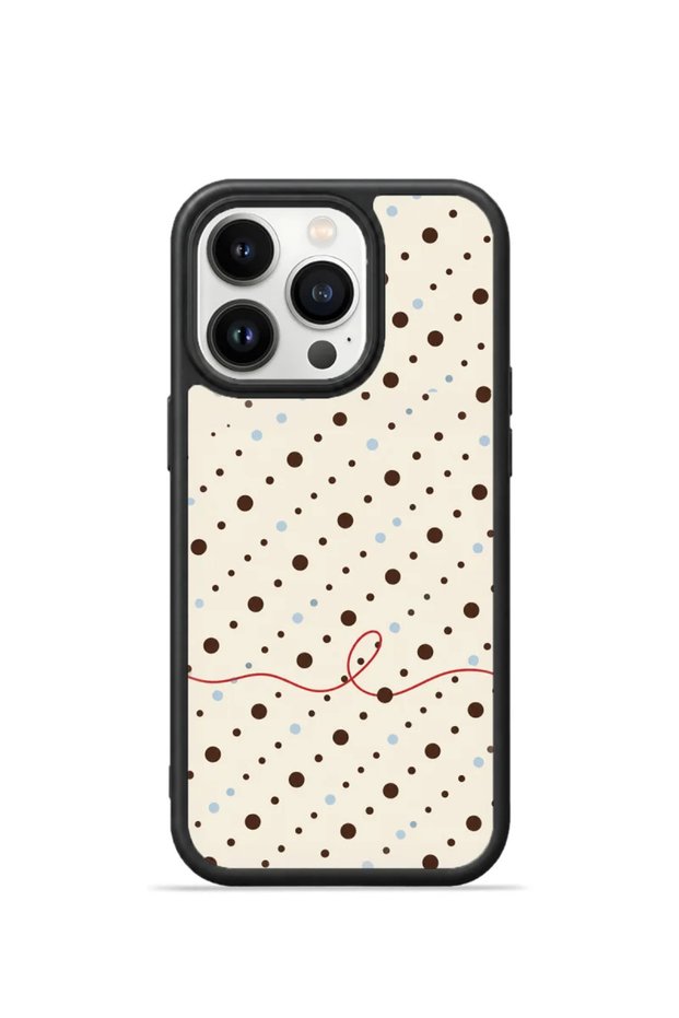 غطاء هاتف iPhone 14 Pro Vorian Black Hole، تصميم "Second Glance".