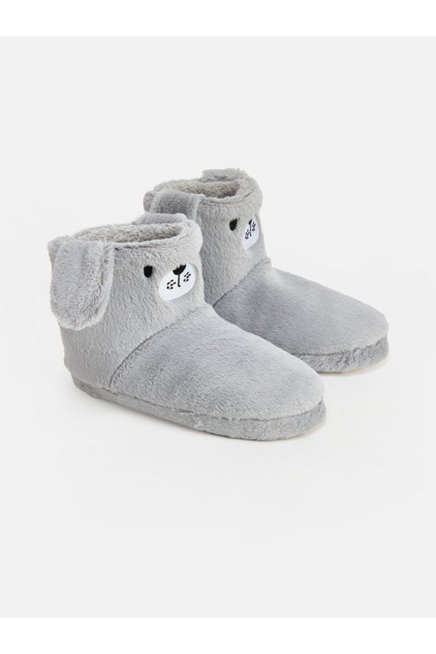 Rmz Gi̇yi̇m Farkiyla Boys' Slippers with Animal Figures