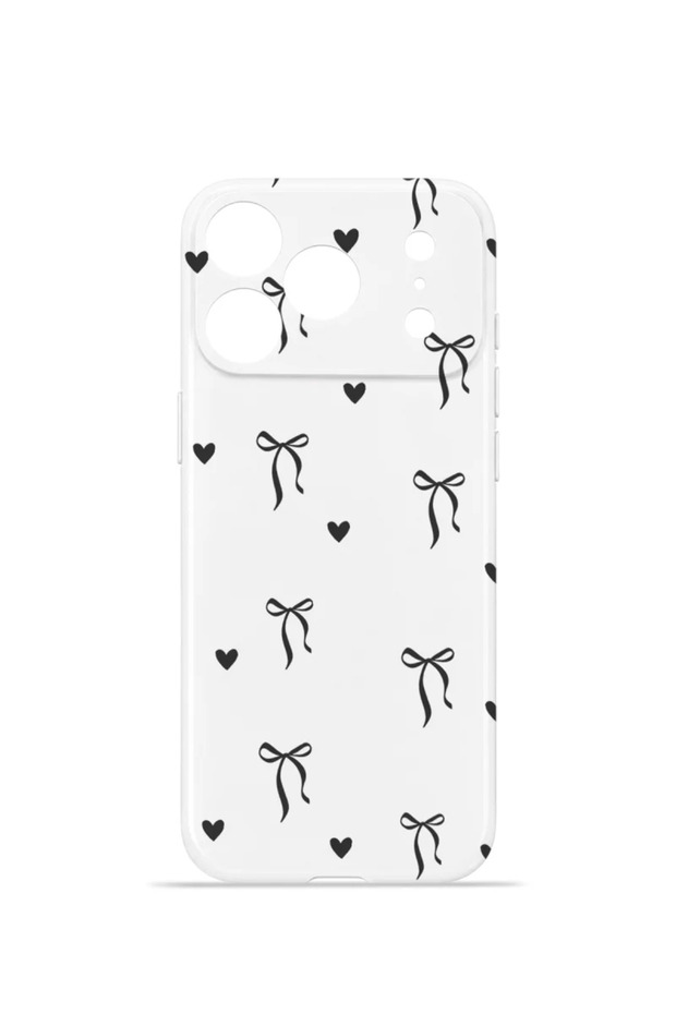 iPhone 18 Pro Vorian Camera Protective Case with Tiny Bows and Hearts.